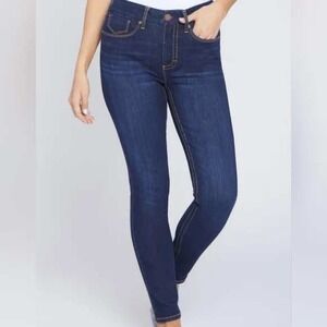 Seven7 High Rise‎ Tummy Less Denim Jean Stretch Size 12(34"x30") #6236